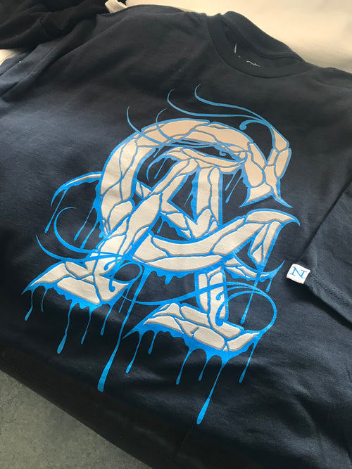 "California Drippin"  - Crewneck (Navy Blue)